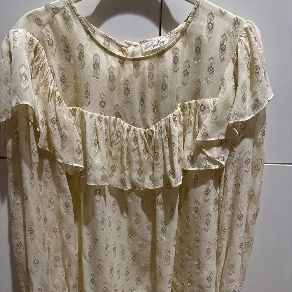 Love Shack Fancy Ruffle top - Picture 1 of 2